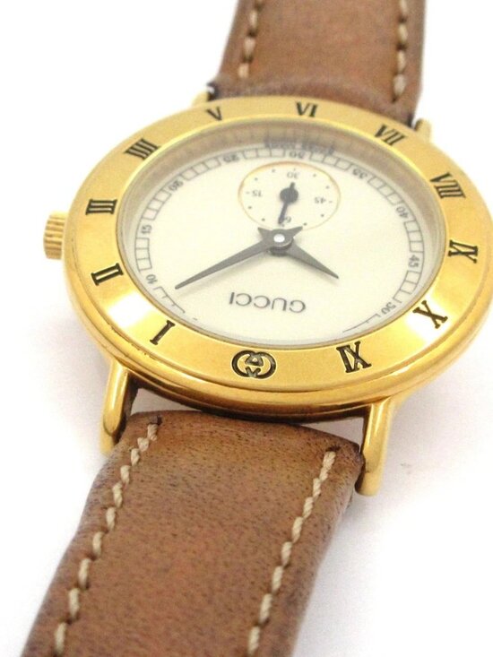 GUCCI 3000.2.L 0****** Brown Women\'s Wrist Watch main image 7